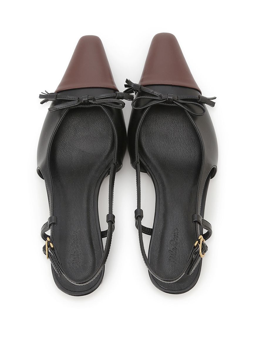 Mila Owen「リボンスリングパンプス」|パンプス|