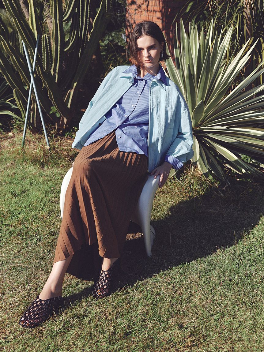 Mila Owen「メッシュバレエ」|パンプス|