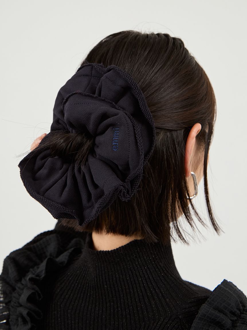 emmi atelier「スウェットシュシュ」|ヘアバンド|