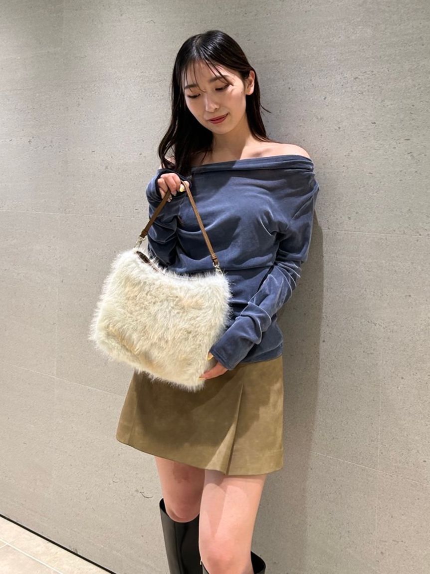 FRAY I.D「エッジトリムファーバッグ」|ショルダー・メッセンジャー|