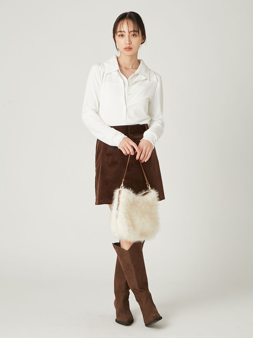 FRAY I.D「エッジトリムファーバッグ」|ショルダー・メッセンジャー|