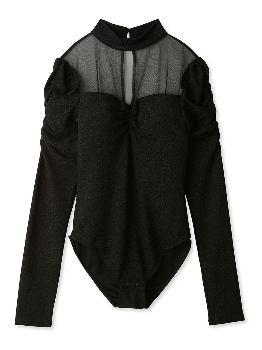 LILY BROWN Lingerie「ボディスーツ/ロングスリーブ」|Tシャツ・カットソー|BLK