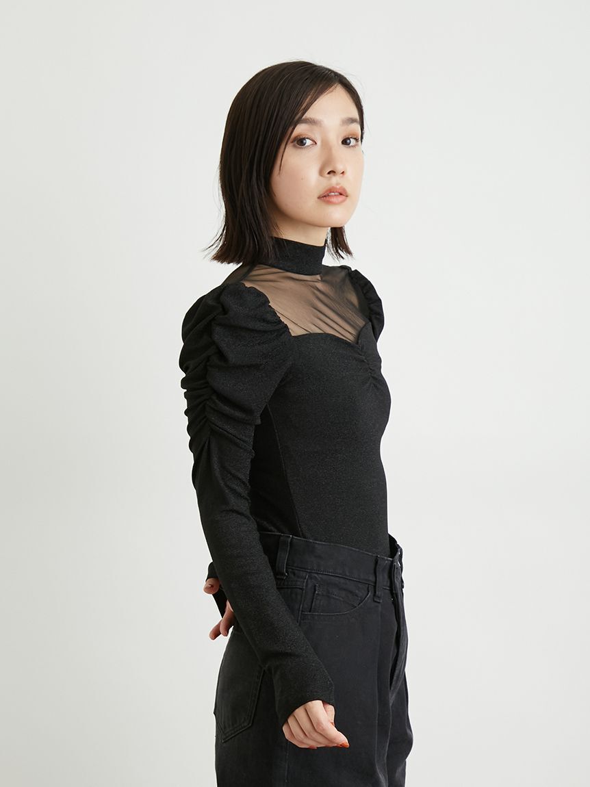 LILY BROWN Lingerie「ボディスーツ/ロングスリーブ」|Tシャツ・カットソー|