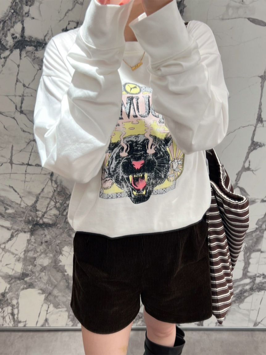 LILY BROWN「【LILY BROWN&times;PUMA】バリエプリントロングスリーブTシャツ」|Tシャツ・カットソー|