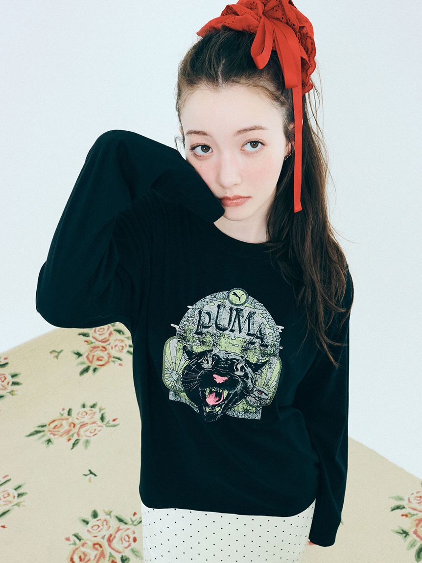 LILY BROWN「【LILY BROWN&times;PUMA】バリエプリントロングスリーブTシャツ」|Tシャツ・カットソー|C