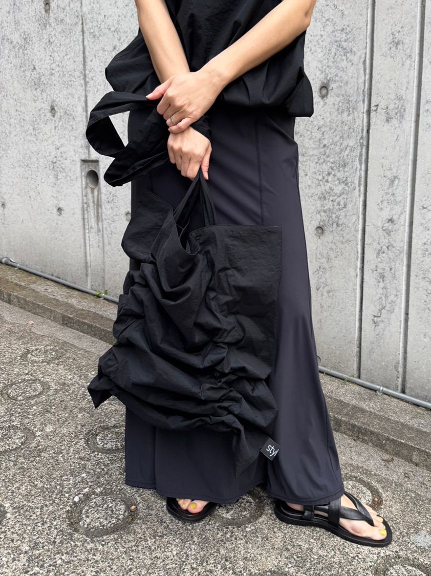 styling/「【S/S(エスバイエス)】＜ウォッシャブル・撥水＞ギャザーバッグ」|ショルダー・メッセンジャー|