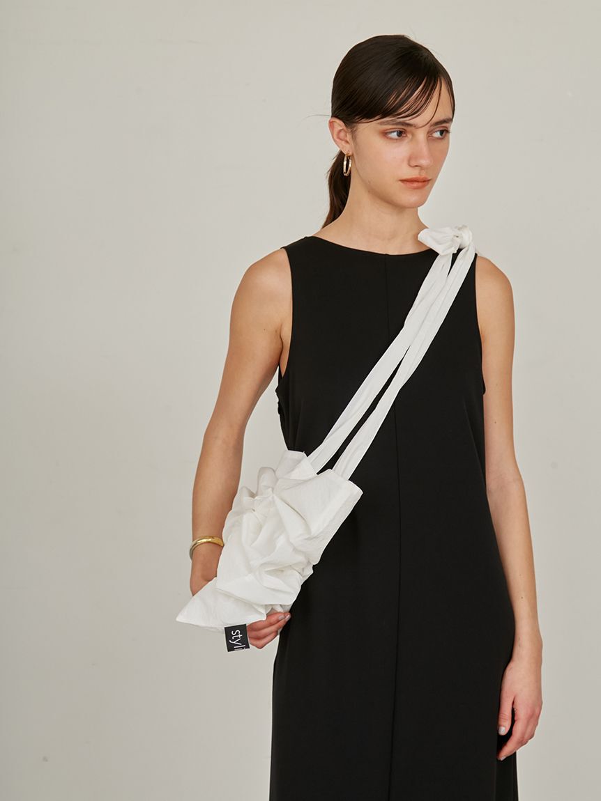 styling/「【S/S(エスバイエス)】＜ウォッシャブル・撥水＞ギャザーバッグ」|ショルダー・メッセンジャー|