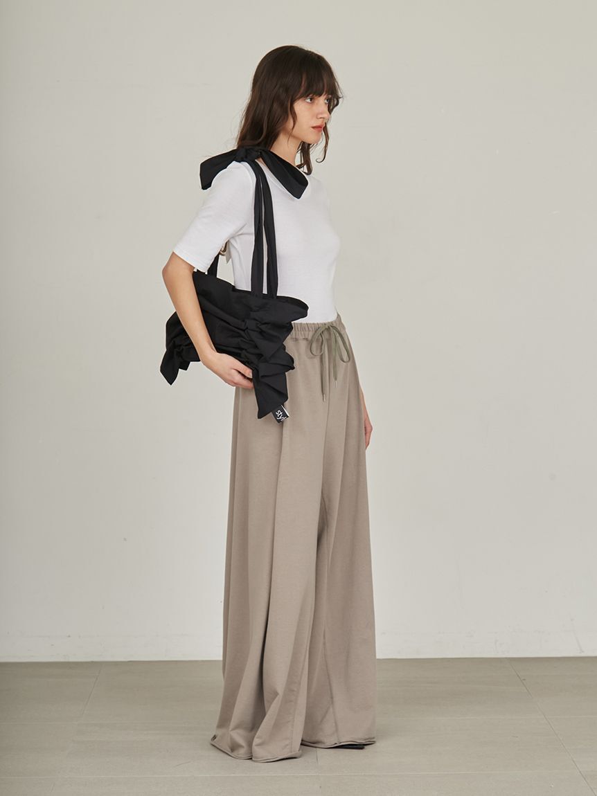 styling/「【S/S(エスバイエス)】＜ウォッシャブル・撥水＞ギャザーバッグ」|ショルダー・メッセンジャー|