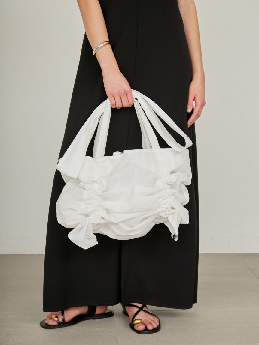 styling/「【S/S(エスバイエス)】＜ウォッシャブル・撥水＞ギャザーバッグ」|ショルダー・メッセンジャー|