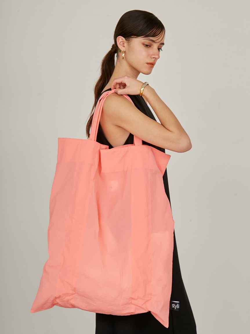 styling/「【S/S(エスバイエス)】＜ウォッシャブル・撥水＞ギャザーバッグ」|ショルダー・メッセンジャー|PNK