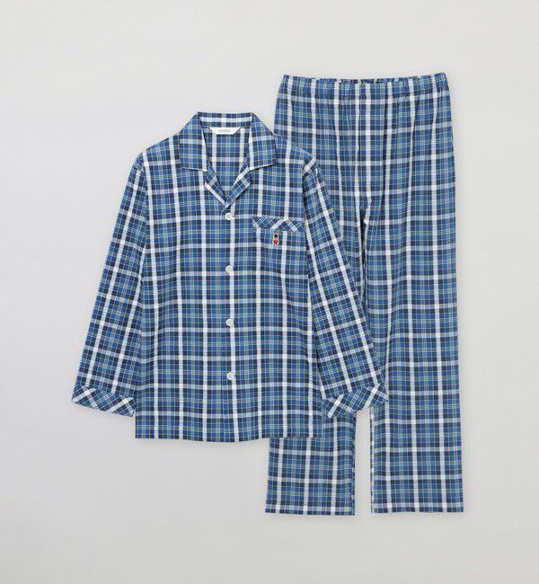 MACKINTOSH PHILOSOPHY「【WEB限定】サッカーチェック パジャマ」|その他|ネイビー