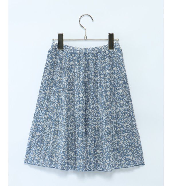 ikka kids「【キッズ】花柄シフォン消しプリーツスカート（100~160cm）」|スカート|