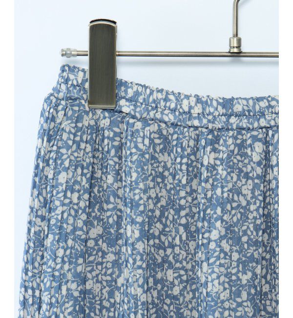 ikka kids「【キッズ】花柄シフォン消しプリーツスカート（100~160cm）」|スカート|