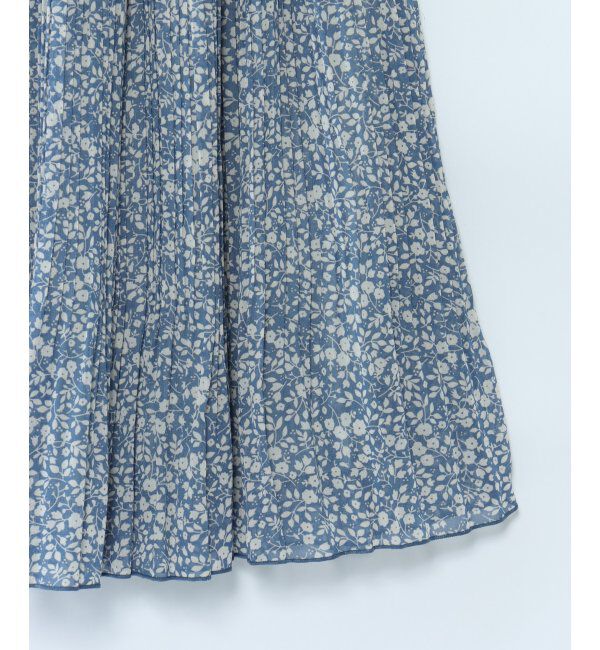 ikka kids「【キッズ】花柄シフォン消しプリーツスカート（100~160cm）」|スカート|