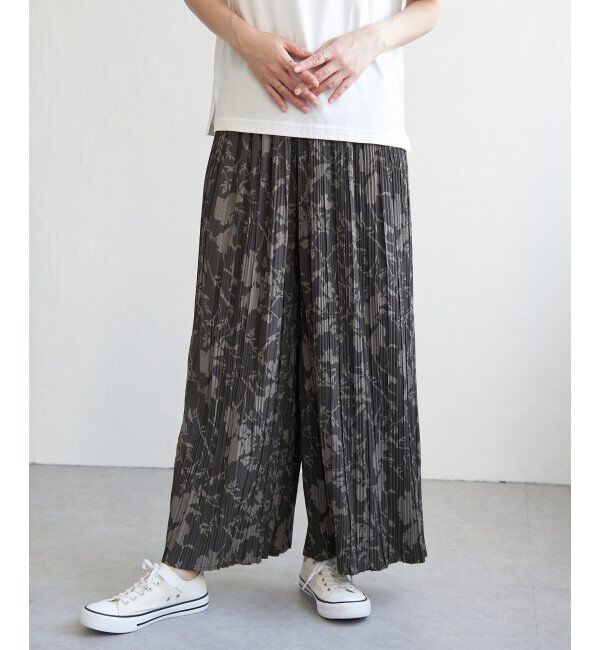 ikka「さらっとプリーツワイドパンツ」|その他|
