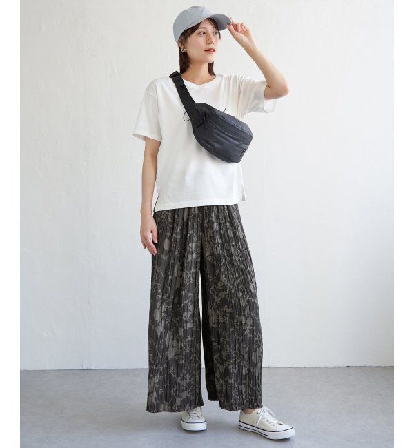 ikka「さらっとプリーツワイドパンツ」|その他|