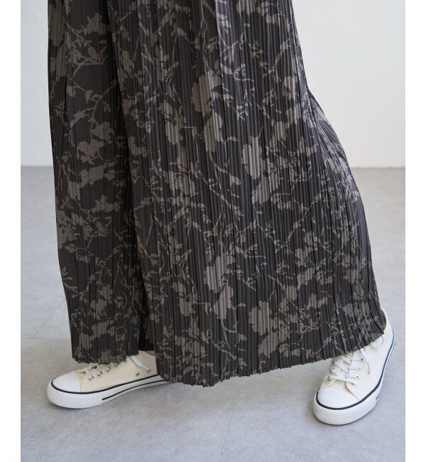 ikka「さらっとプリーツワイドパンツ」|その他|
