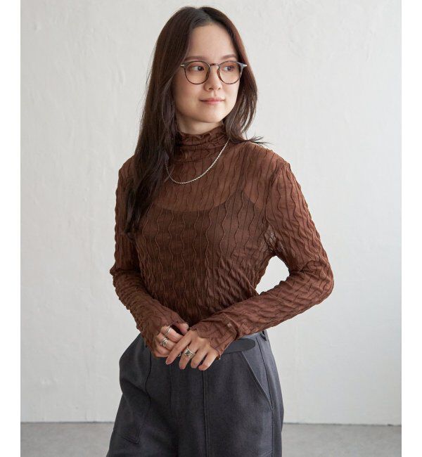 Lbc with Life「シアーウェーブクシュロンＴ」|その他|ブラウン