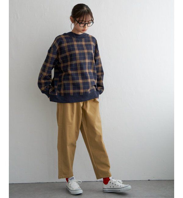 Lbc with Life「チェック切り替えリブプルオーバー」|その他|