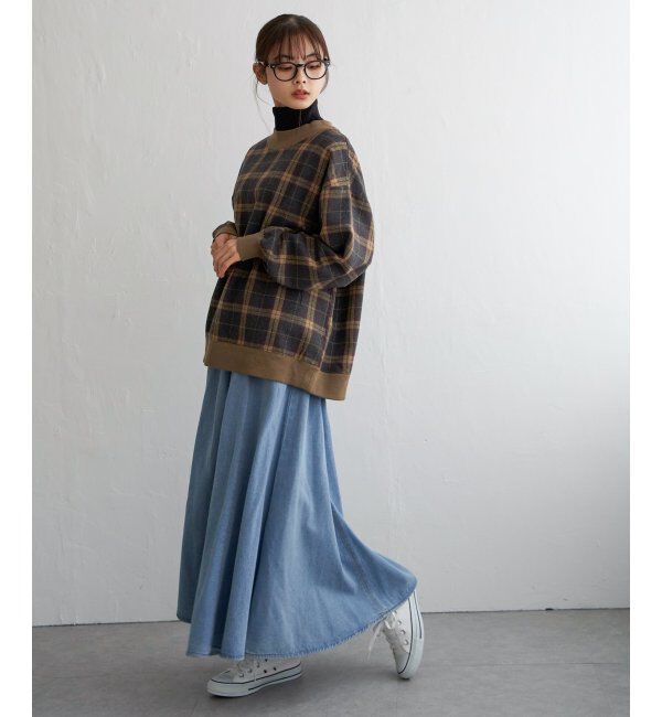 Lbc with Life「チェック切り替えリブプルオーバー」|その他|