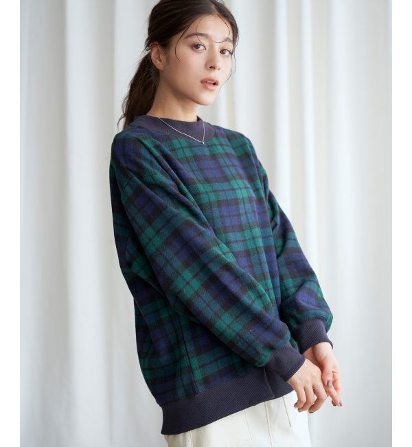 Lbc with Life「チェック切り替えリブプルオーバー」|その他|