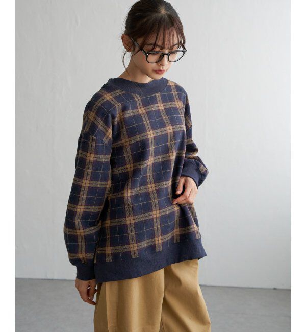 Lbc with Life「チェック切り替えリブプルオーバー」|その他|