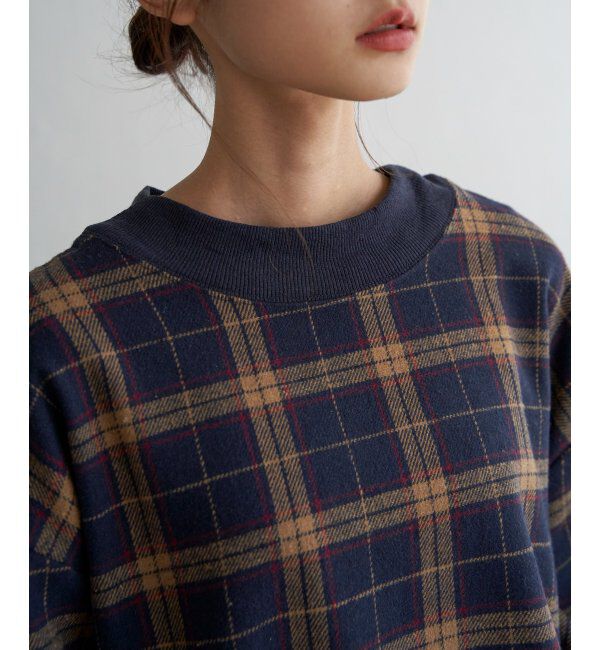 Lbc with Life「チェック切り替えリブプルオーバー」|その他|