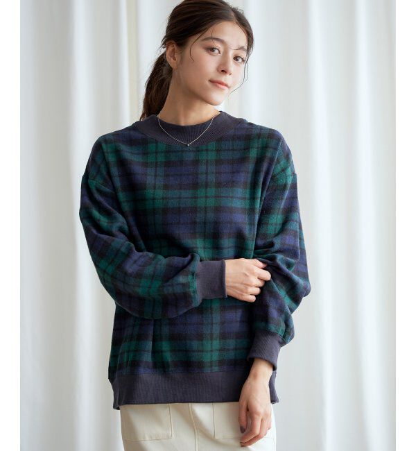Lbc with Life「チェック切り替えリブプルオーバー」|その他|