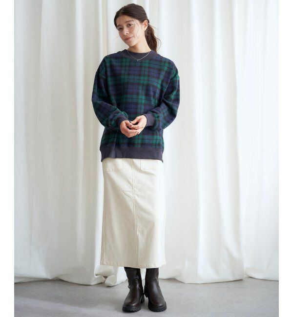 Lbc with Life「チェック切り替えリブプルオーバー」|その他|