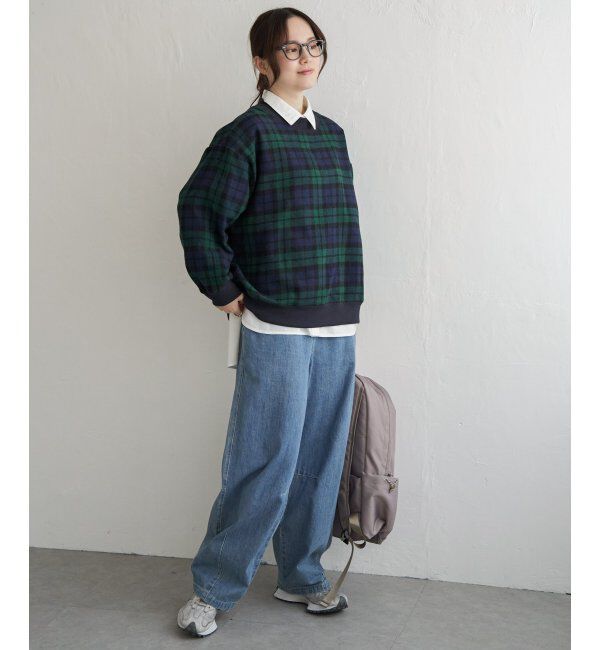 Lbc with Life「チェック切り替えリブプルオーバー」|その他|