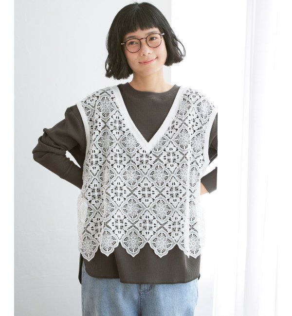 Lbc with Life「ワッフルゆるプルオーバー」|その他|