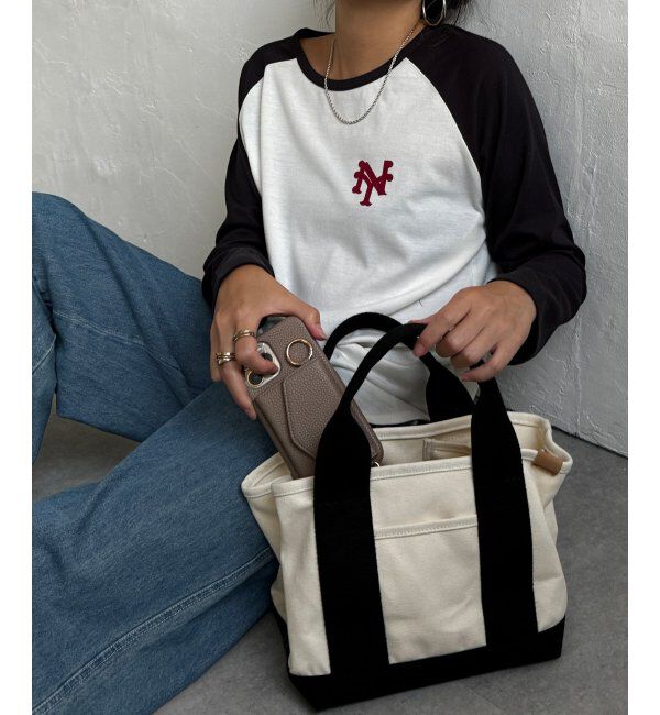 Lbc with Life「キャンバス仕切りミニトートバッグ」|その他|