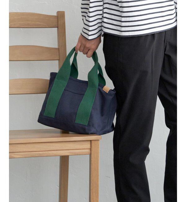 Lbc with Life「キャンバス仕切りミニトートバッグ」|その他|ダークネイビー