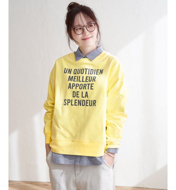 Lbc with Life「コットンロゴトレーナーTEE」|その他|イエロー