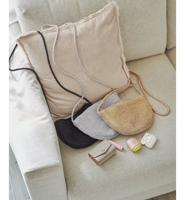 Lbc with Life「ラメこま編みミニショルダーバッグ」|その他|