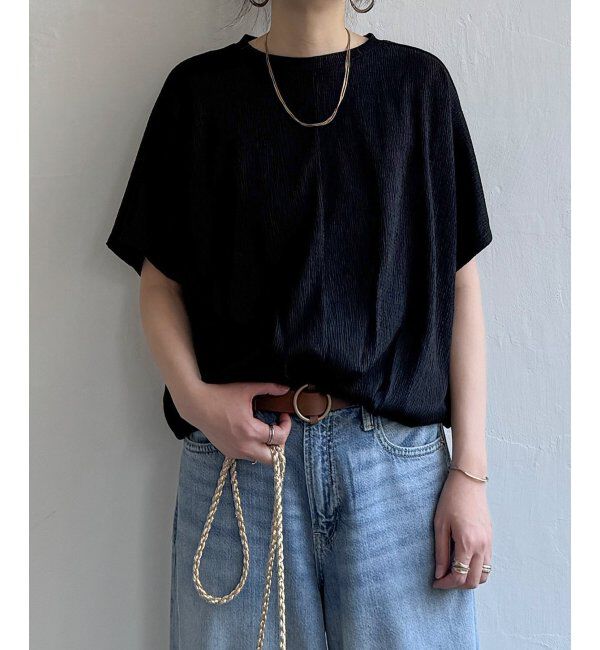 Lbc with Life「楊柳ドルマン裾タックプルオーバー」|その他|