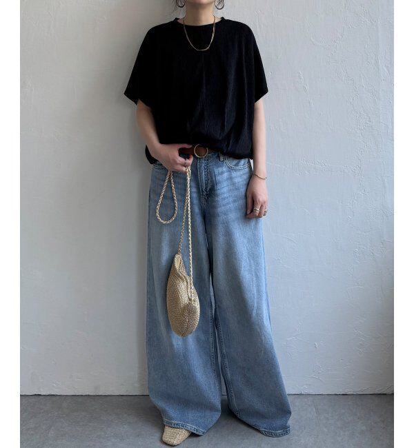 Lbc with Life「楊柳ドルマン裾タックプルオーバー」|その他|