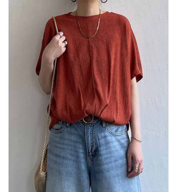 Lbc with Life「楊柳ドルマン裾タックプルオーバー」|その他|