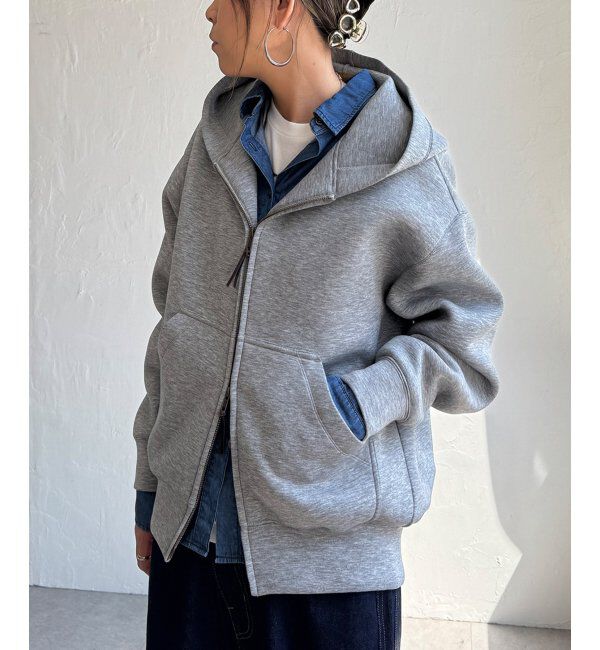 Lbc with Life「ポンチダブルジップビッグパーカー」|カーディガン|