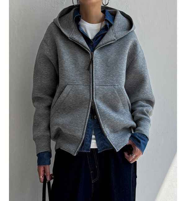 Lbc with Life「ポンチダブルジップビッグパーカー」|カーディガン|