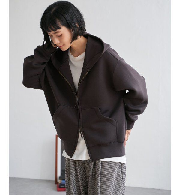 Lbc with Life「ポンチダブルジップビッグパーカー」|カーディガン|