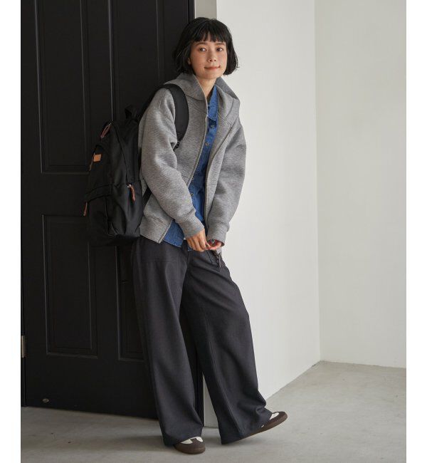 Lbc with Life「ポンチダブルジップビッグパーカー」|カーディガン|