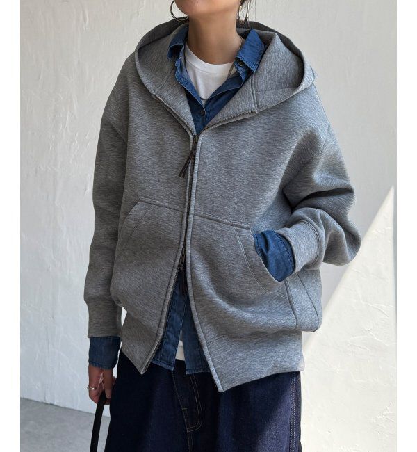 Lbc with Life「ポンチダブルジップビッグパーカー」|カーディガン|