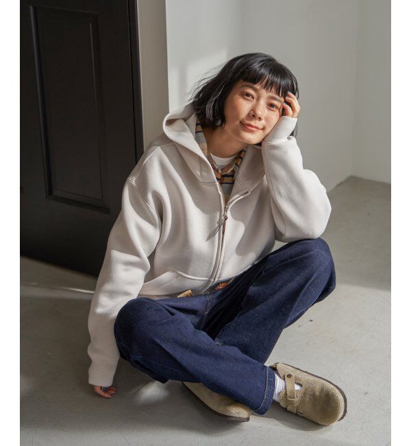 Lbc with Life「ポンチダブルジップビッグパーカー」|カーディガン|