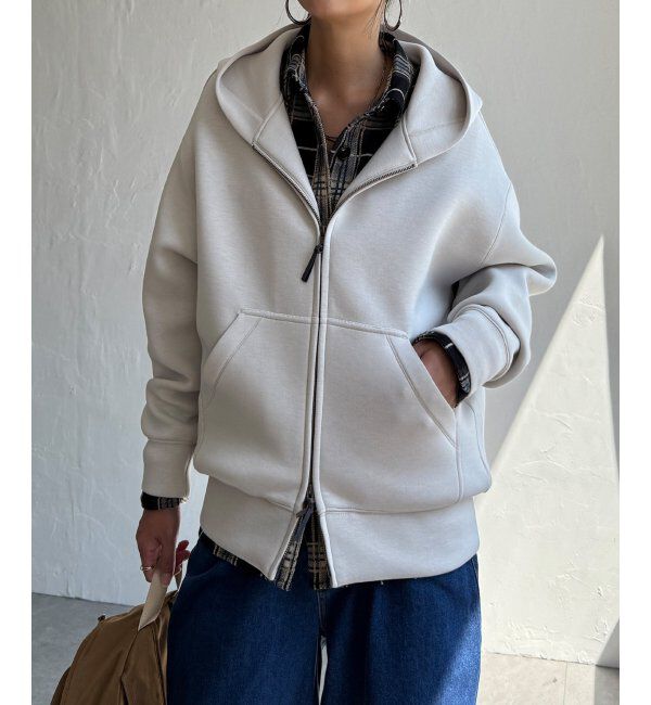 Lbc with Life「ポンチダブルジップビッグパーカー」|カーディガン|