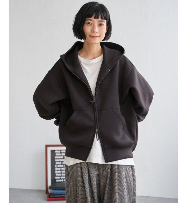 Lbc with Life「ポンチダブルジップビッグパーカー」|カーディガン|