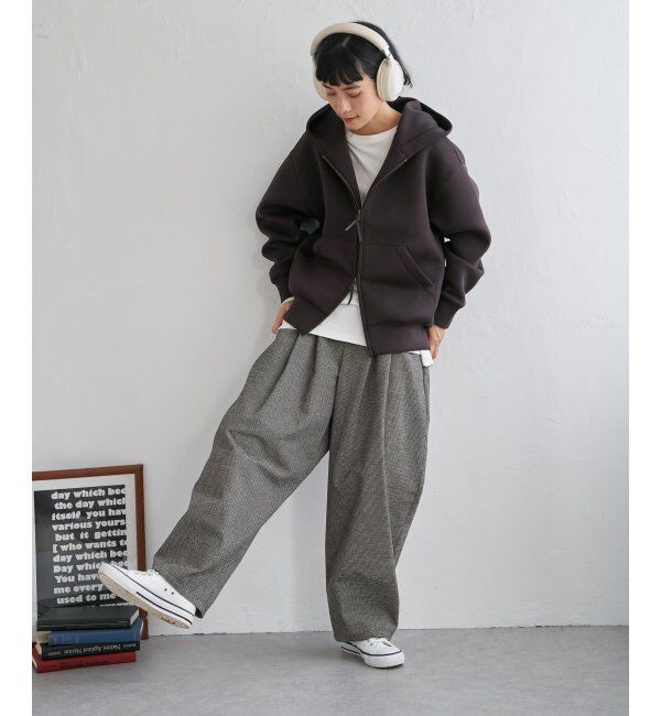 Lbc with Life「ポンチダブルジップビッグパーカー」|カーディガン|