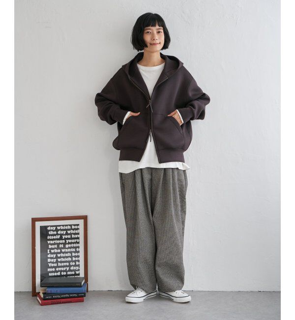 Lbc with Life「ポンチダブルジップビッグパーカー」|カーディガン|