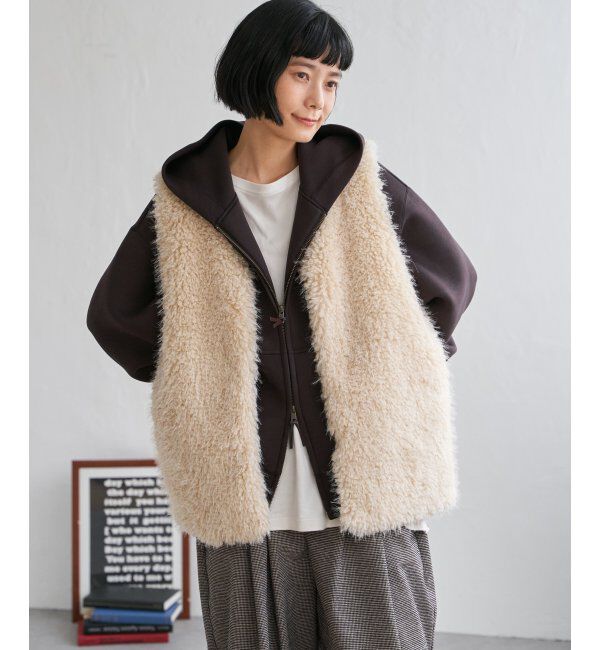 Lbc with Life「ポンチダブルジップビッグパーカー」|カーディガン|