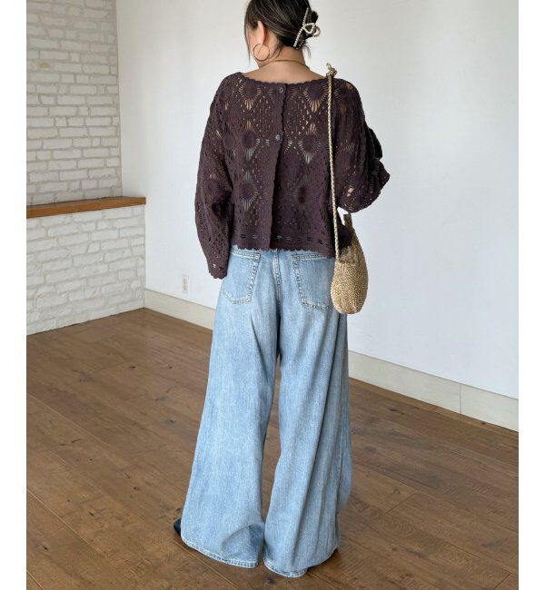 Lbc with Life「モチーフレース2WAYカーデプルオーバー」|その他|